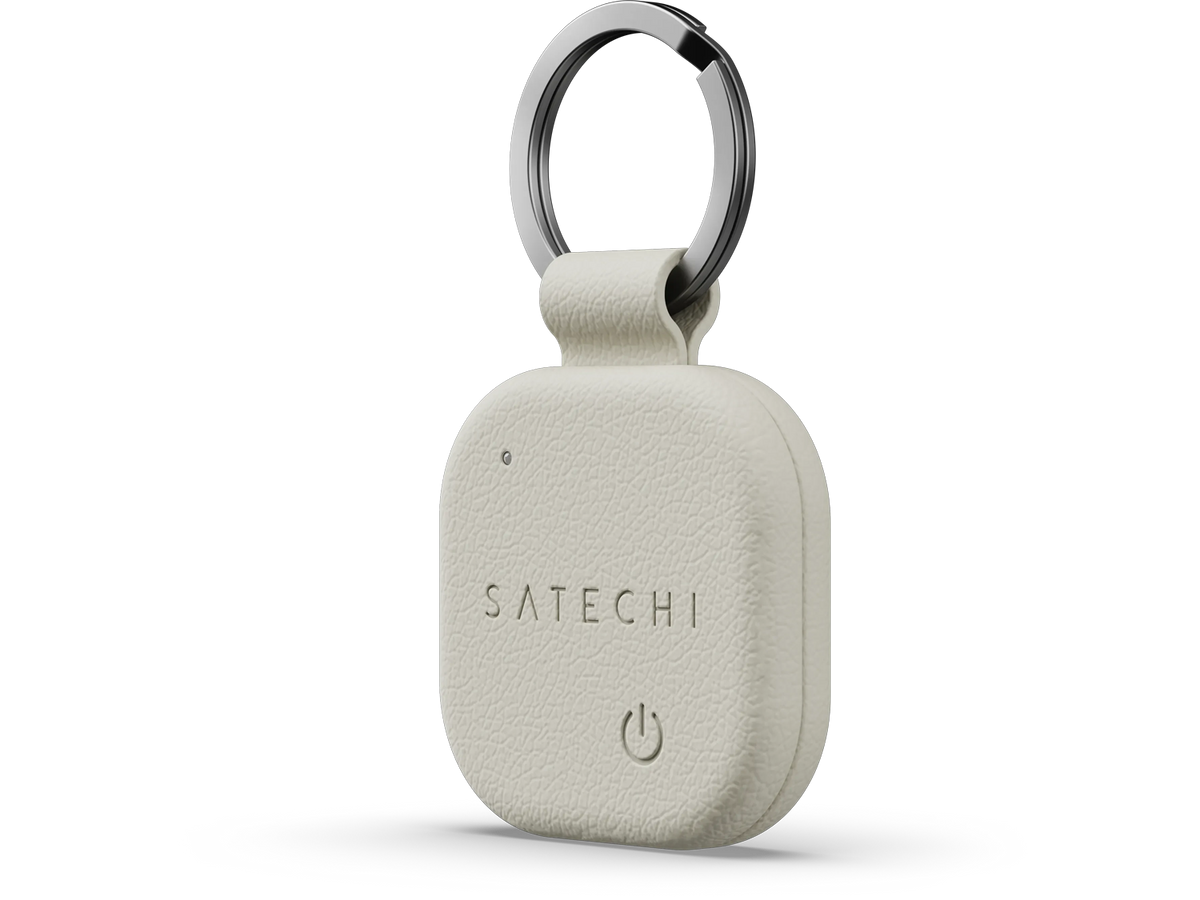 Satechi Vegan-leather Findall Keychain - Sand