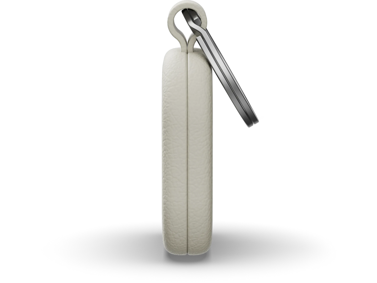 Satechi Vegan-leather Findall Keychain - Sand