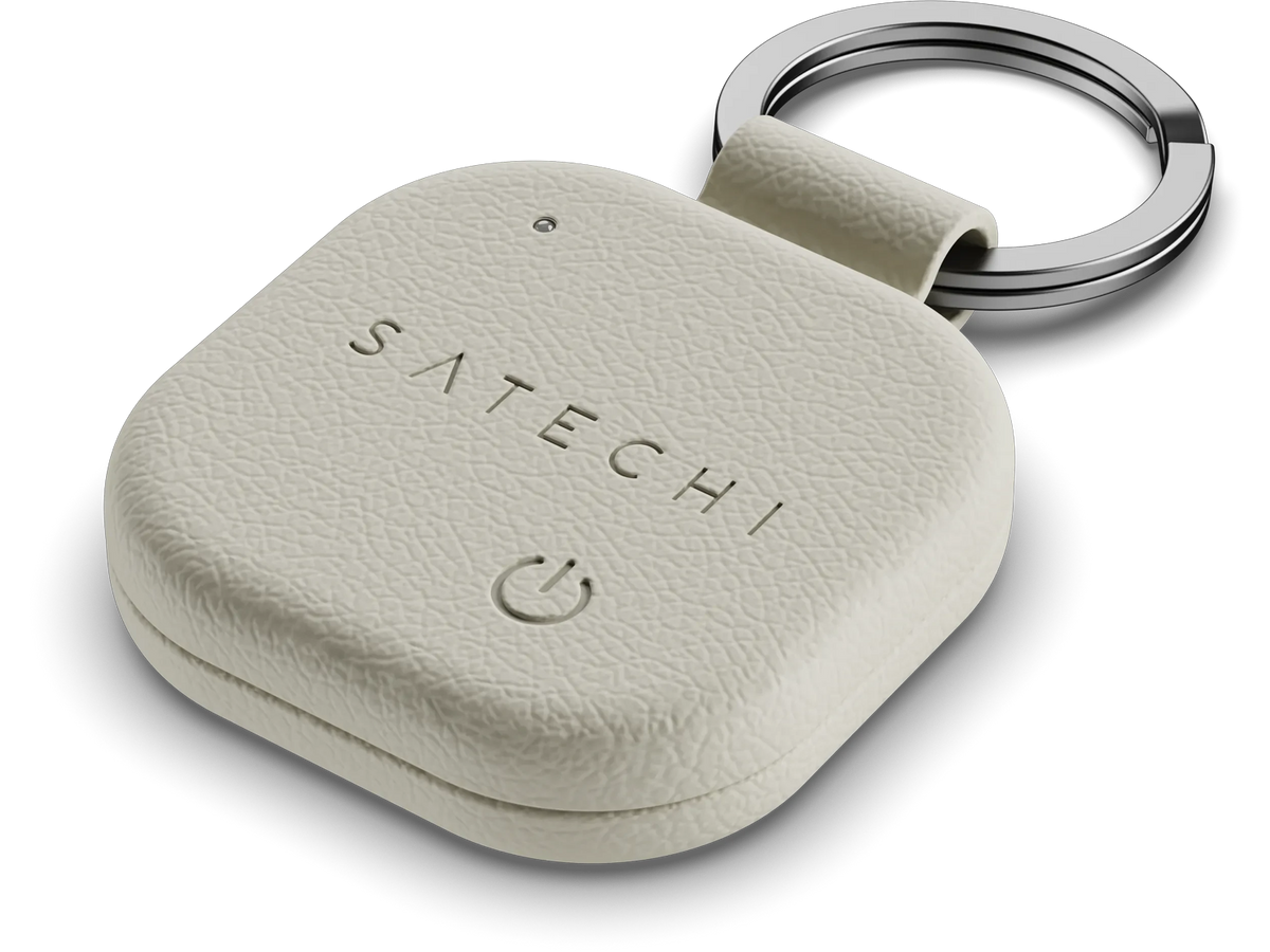 Satechi Vegan-leather Findall Keychain - Sand