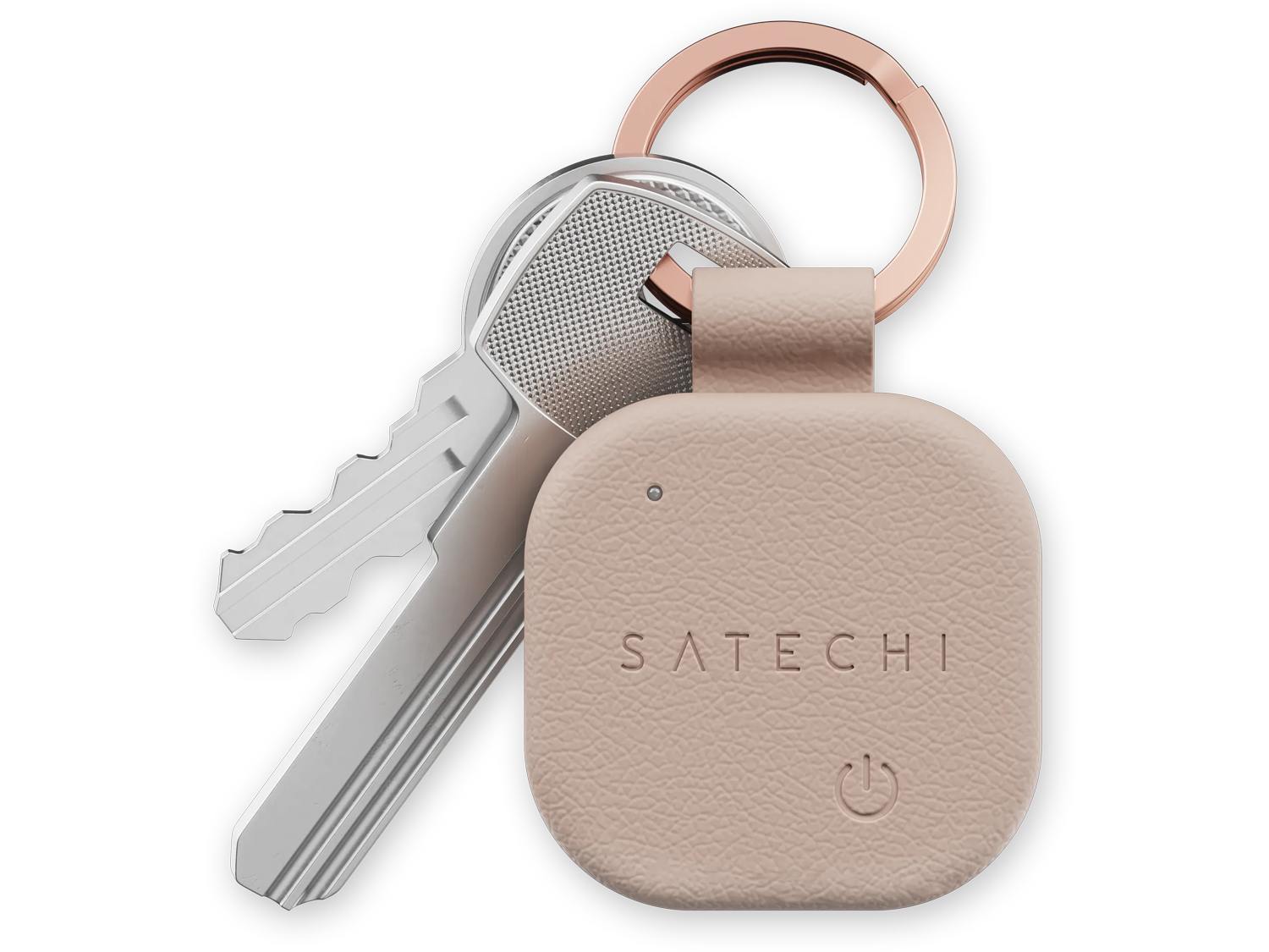 Satechi Vegan-leather Findall Keychain - Desert Rose