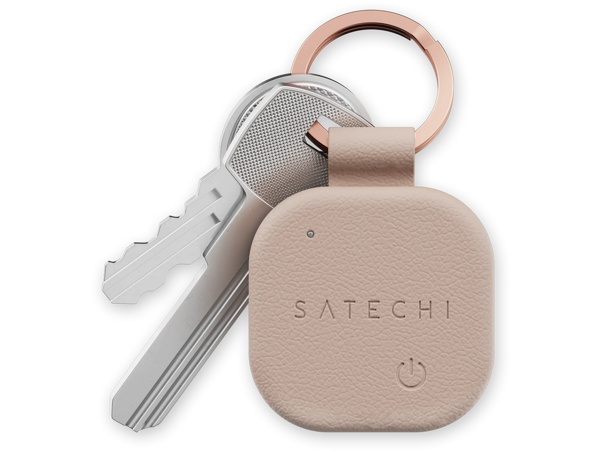 Satechi Vegan-leather Findall Keychain - Desert Rose