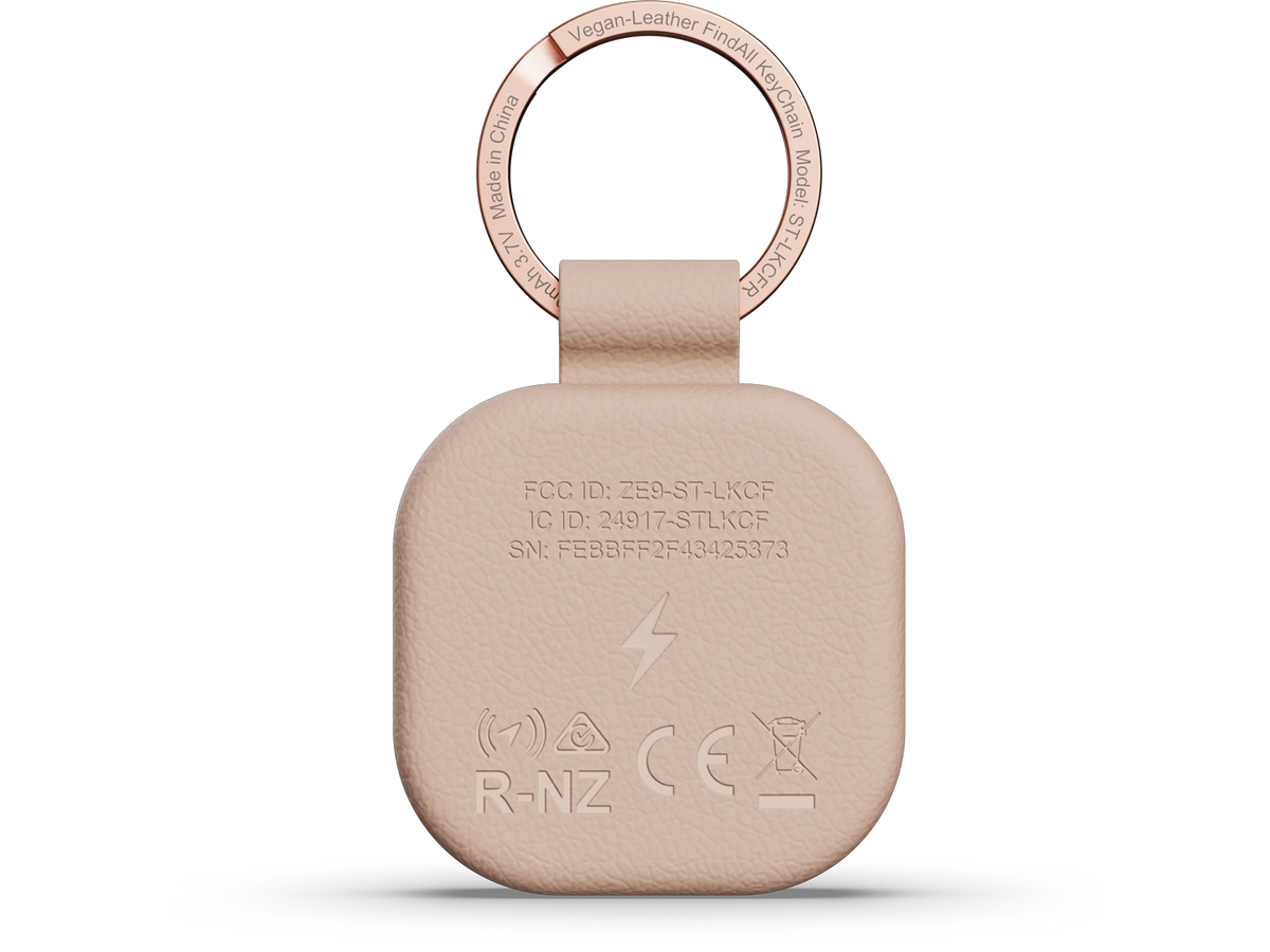 Satechi Vegan-leather Findall Keychain - Desert Rose