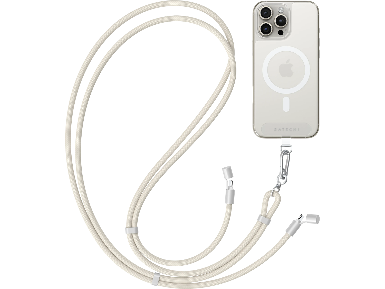 Satechi OntheGo™ USB-C Lanyard Cable, Sand