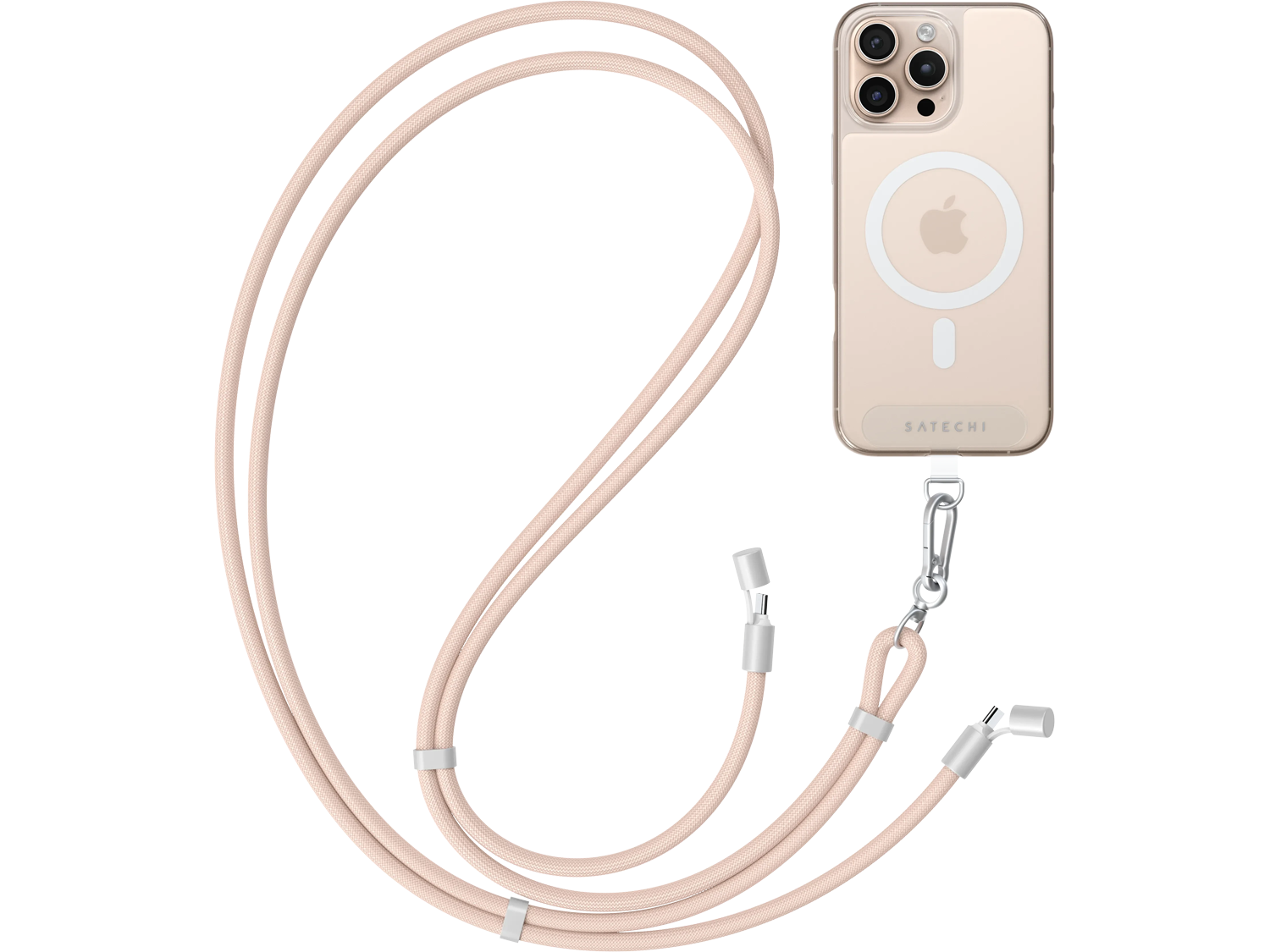 Satechi OntheGo™ USB-C Lanyard Cable, Desert Rose