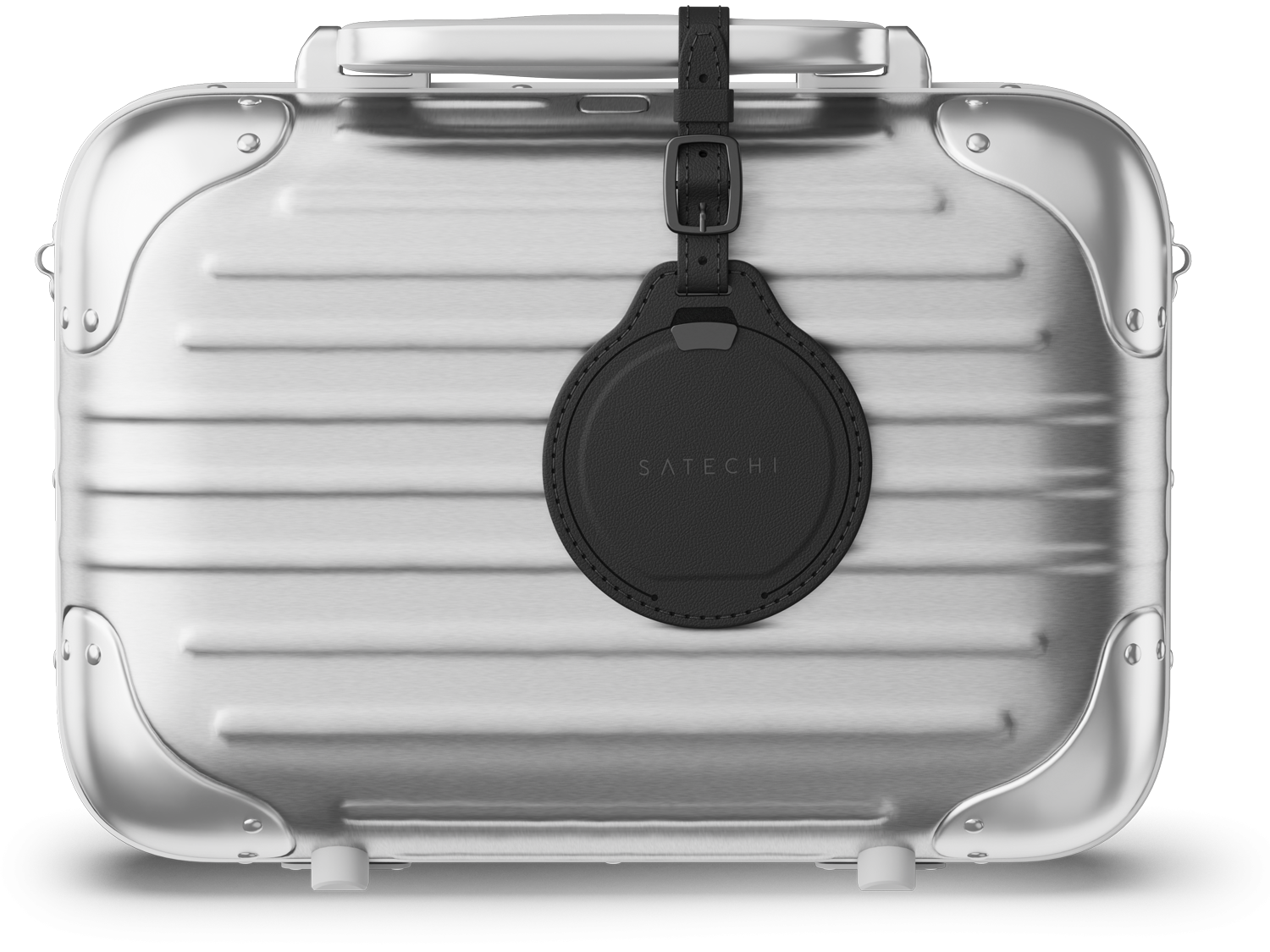 Satechi Vegan-Leather FindAll Luggage Tag - Black