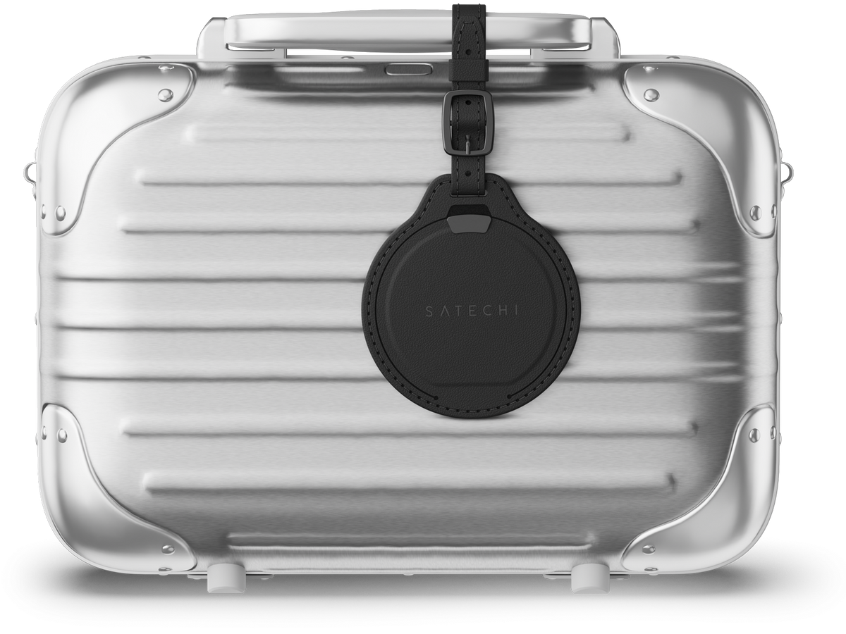 Satechi Vegan-Leather FindAll Luggage Tag - Black
