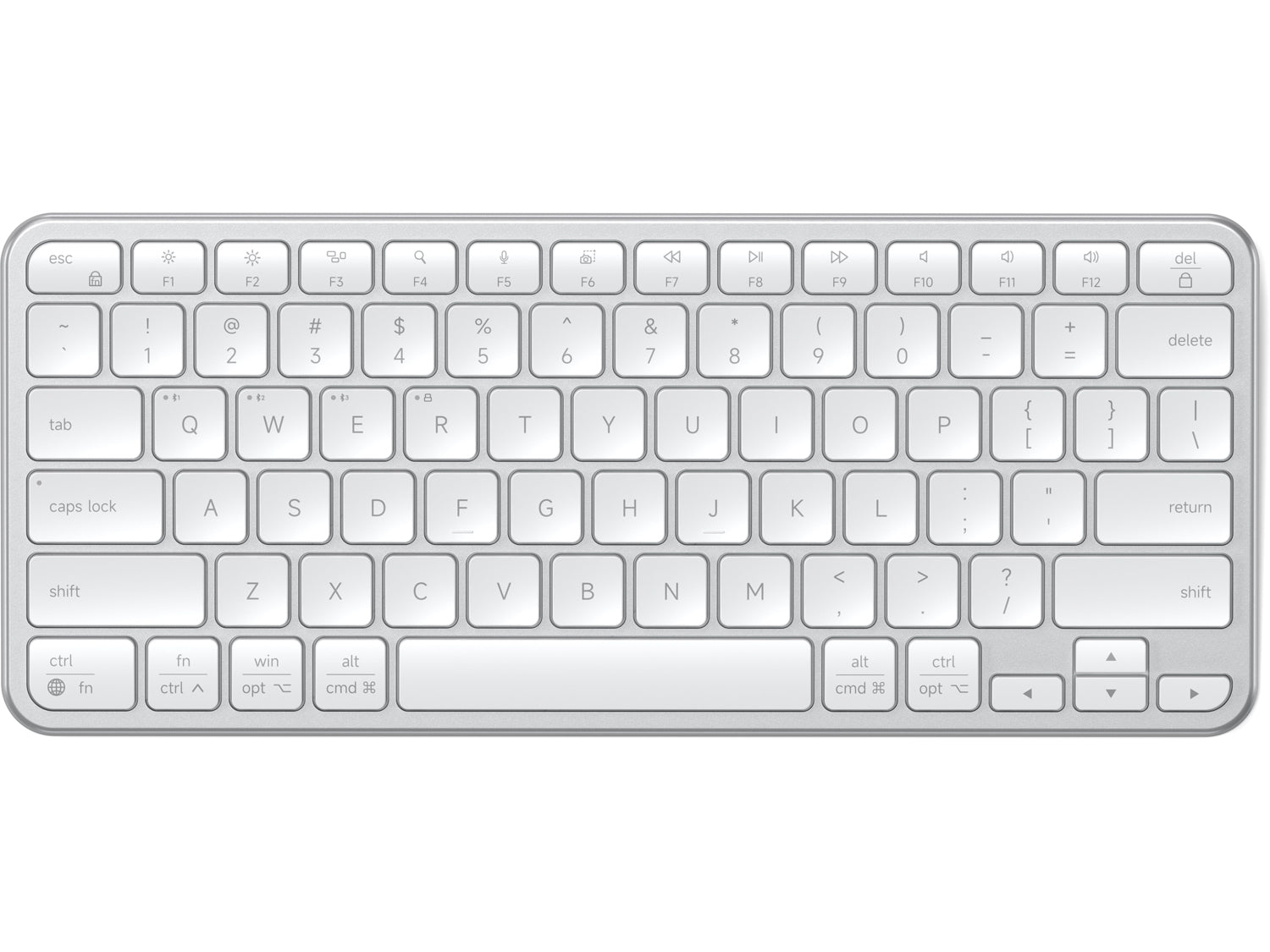 Satechi Slim EX1 Wireless Keyboard - US English - Silver