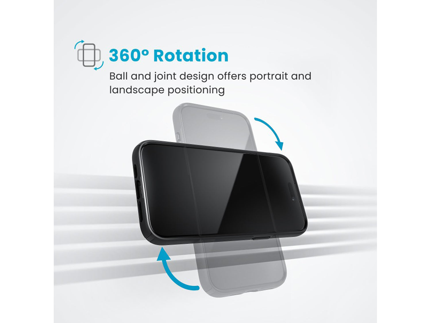 Speck Wireless Charging Car Vent Mount + ClickLock - Black