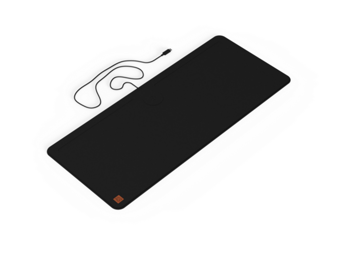 ZAGG Desk Mat with Wireless Charging Black