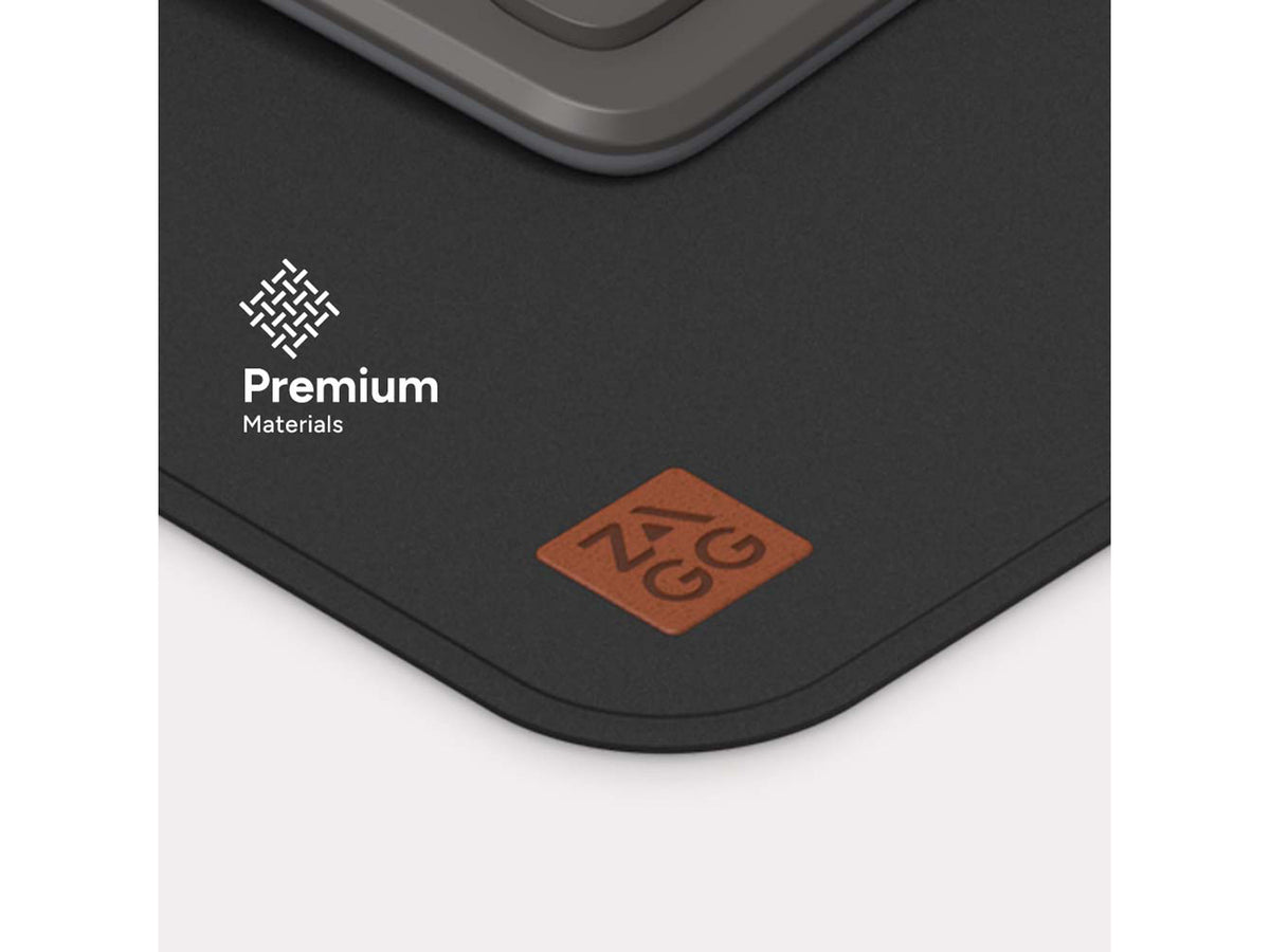 ZAGG Desk Mat with Wireless Charging Black