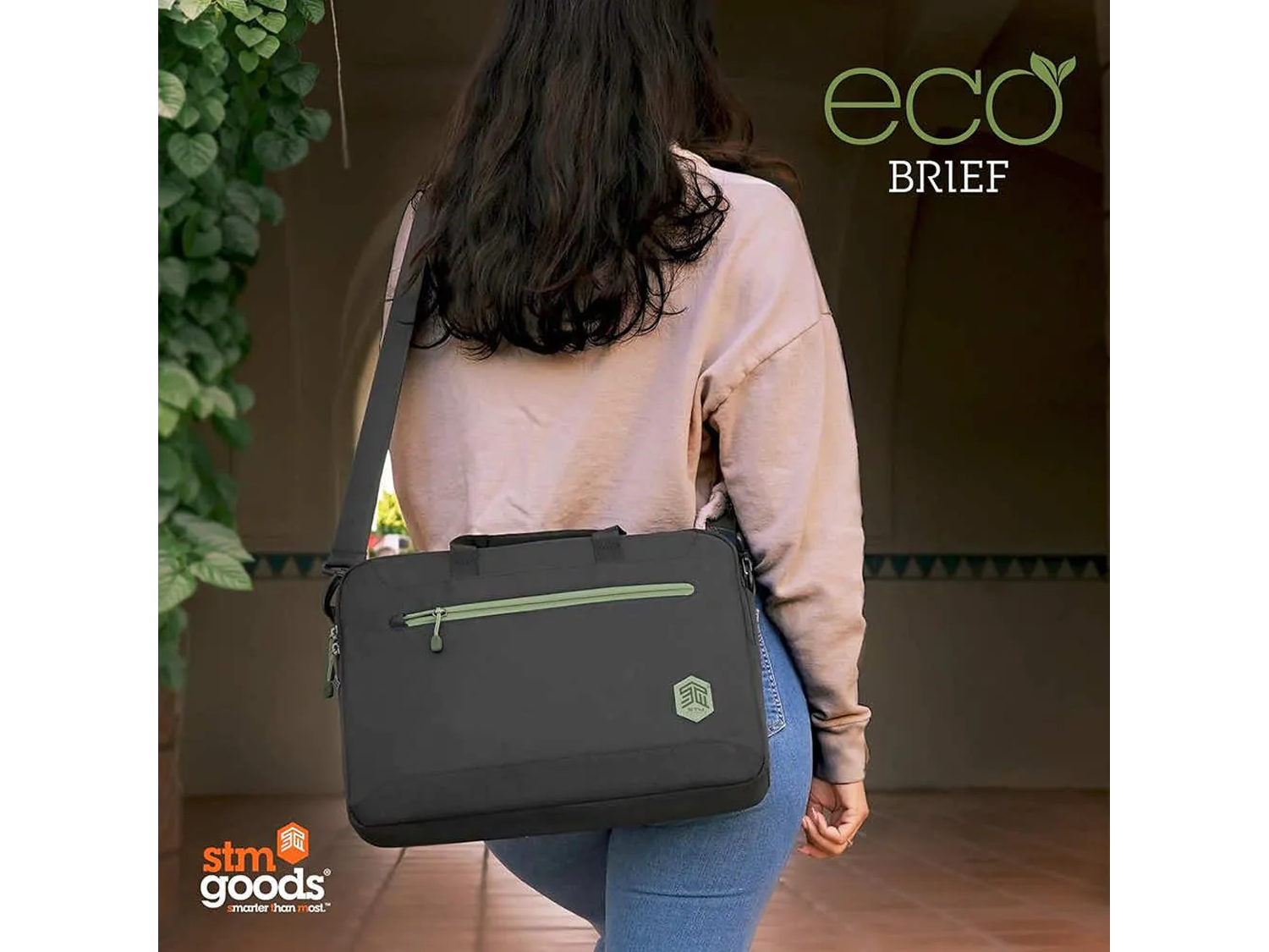 STM Eco Laptop Brief 16" (син)
