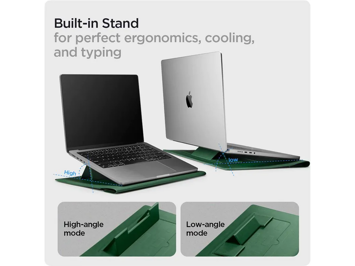 Spigen Valentinus S Laptop Sleeve 16" Зелен