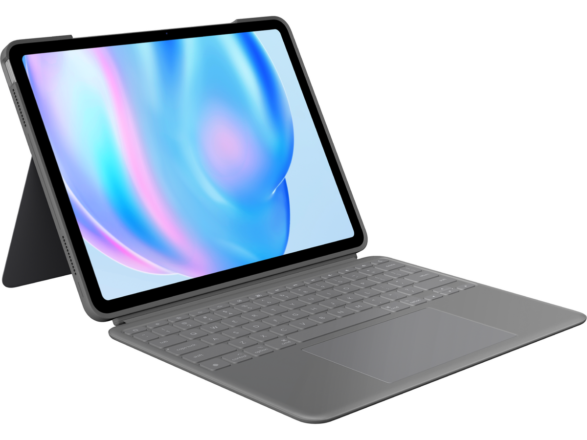 Logitech Combo Touch for iPad Air 13-inch (M2, M3 & M4), Oxford Grey English International (QWERTY)