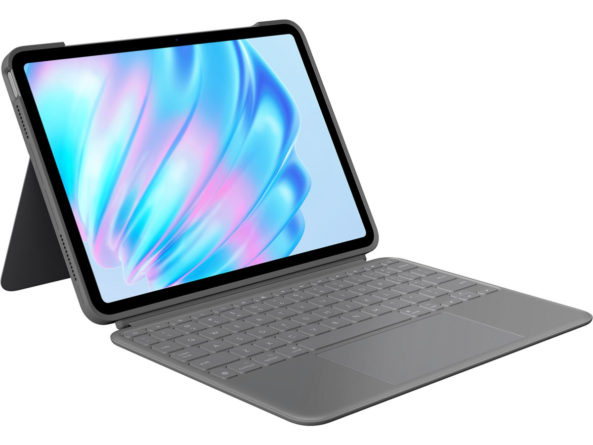 Logitech Combo Touch for iPad Air 11-inch (M2, M3 & M4), iPad Air (5th gen), Oxford Grey English International (QWERTY)