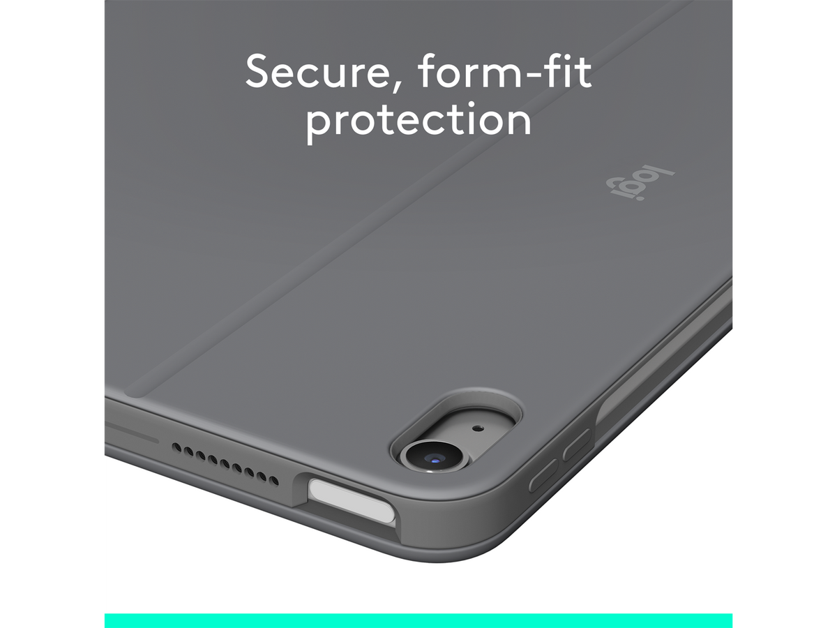 Logitech Combo Touch for iPad Air 11-inch (M2, M3 & M4), iPad Air (5th gen), Oxford Grey English International (QWERTY)