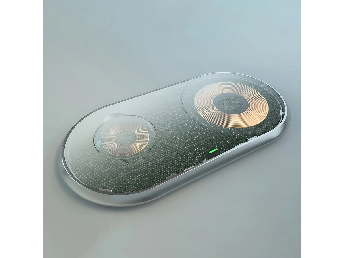 Choetech T317 2-in-1 Qi Wireless Charger With MFI Apple Watch Stand