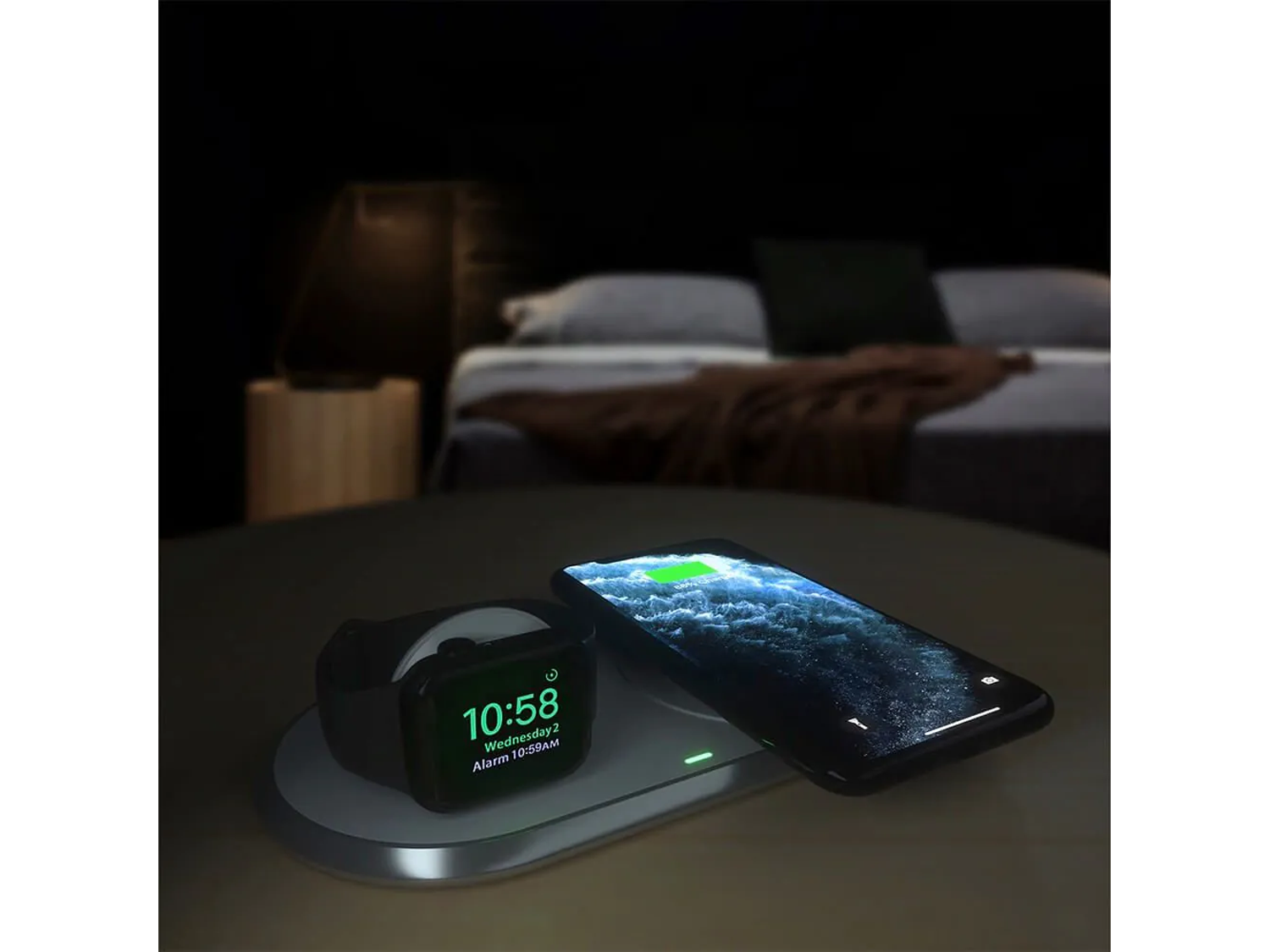 Choetech T317 2-in-1 Qi Wireless Charger With MFI Apple Watch Stand
