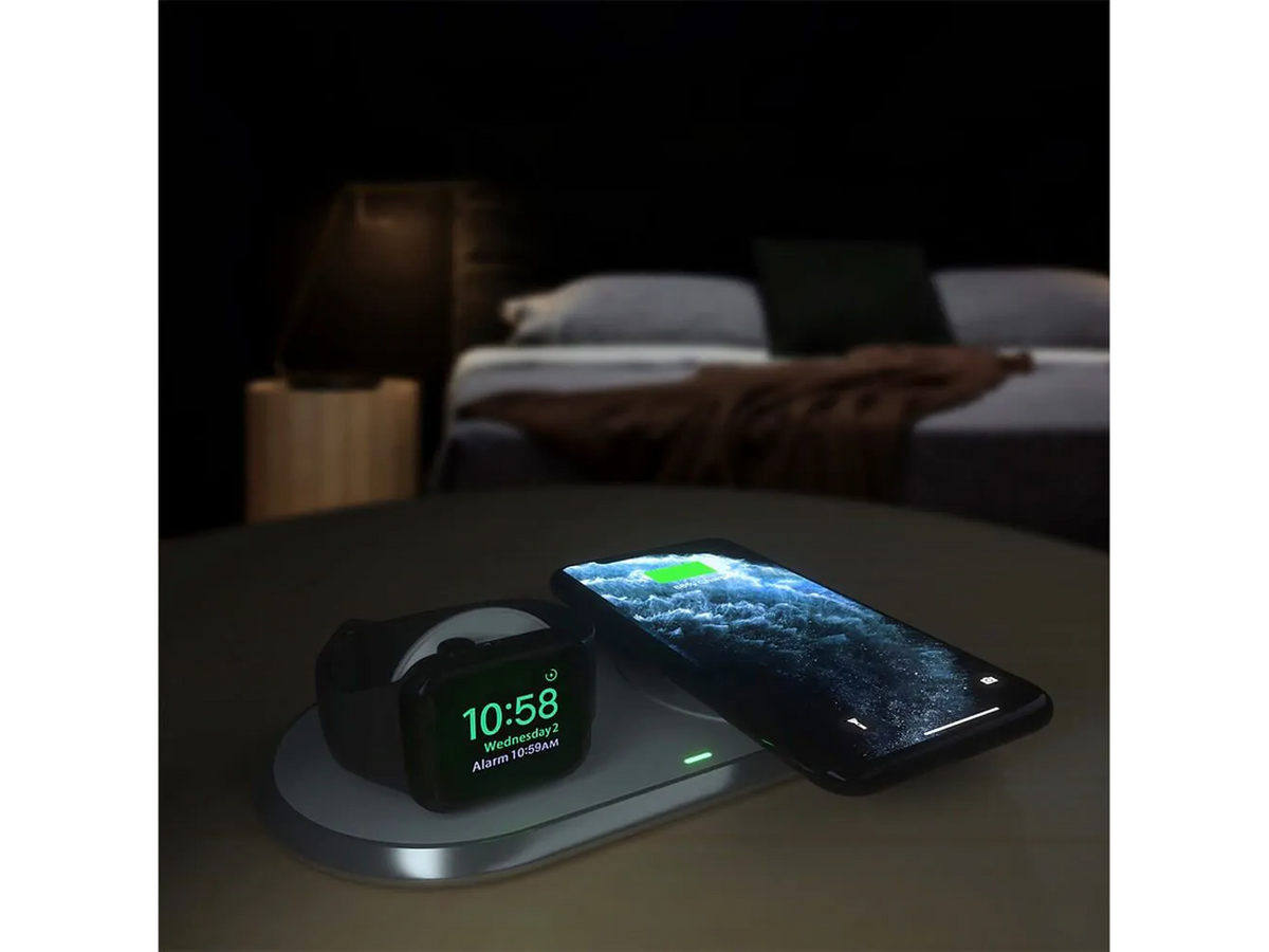 Choetech T317 2-in-1 Qi Wireless Charger With MFI Apple Watch Stand