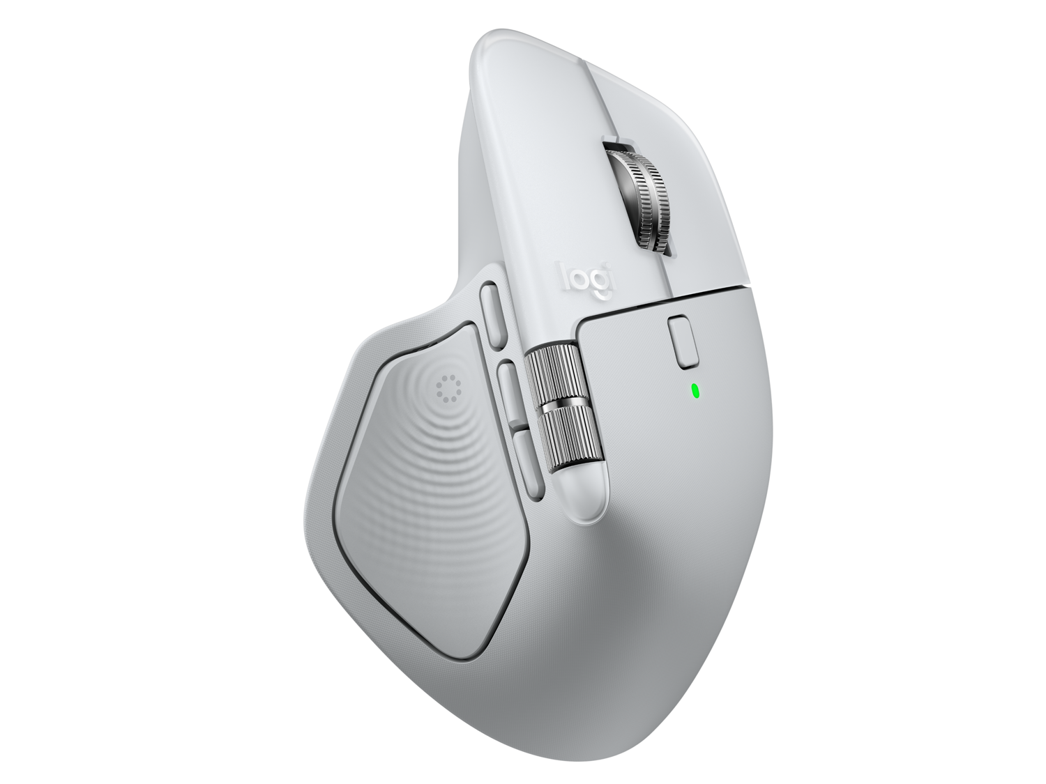 Logitech MX Master 4 for Mac, White Silver