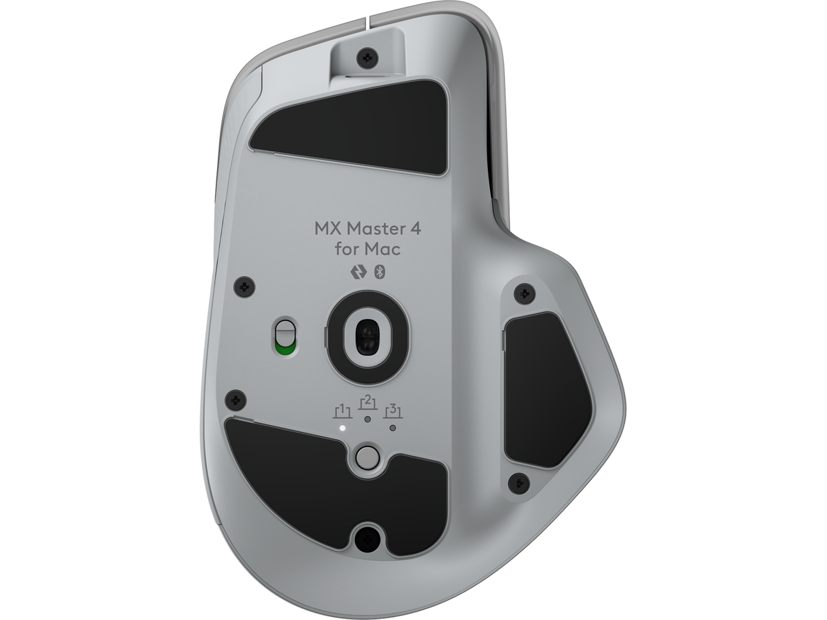 Logitech MX Master 4 for Mac, White Silver