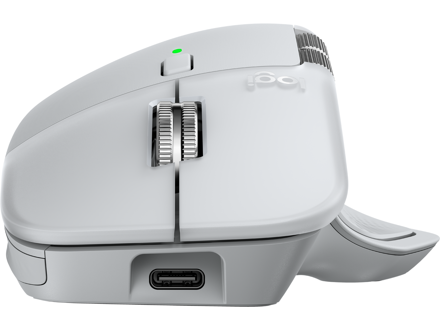 Logitech MX Master 4 for Mac, White Silver