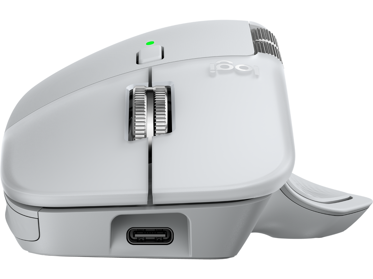 Logitech MX Master 4 for Mac, White Silver