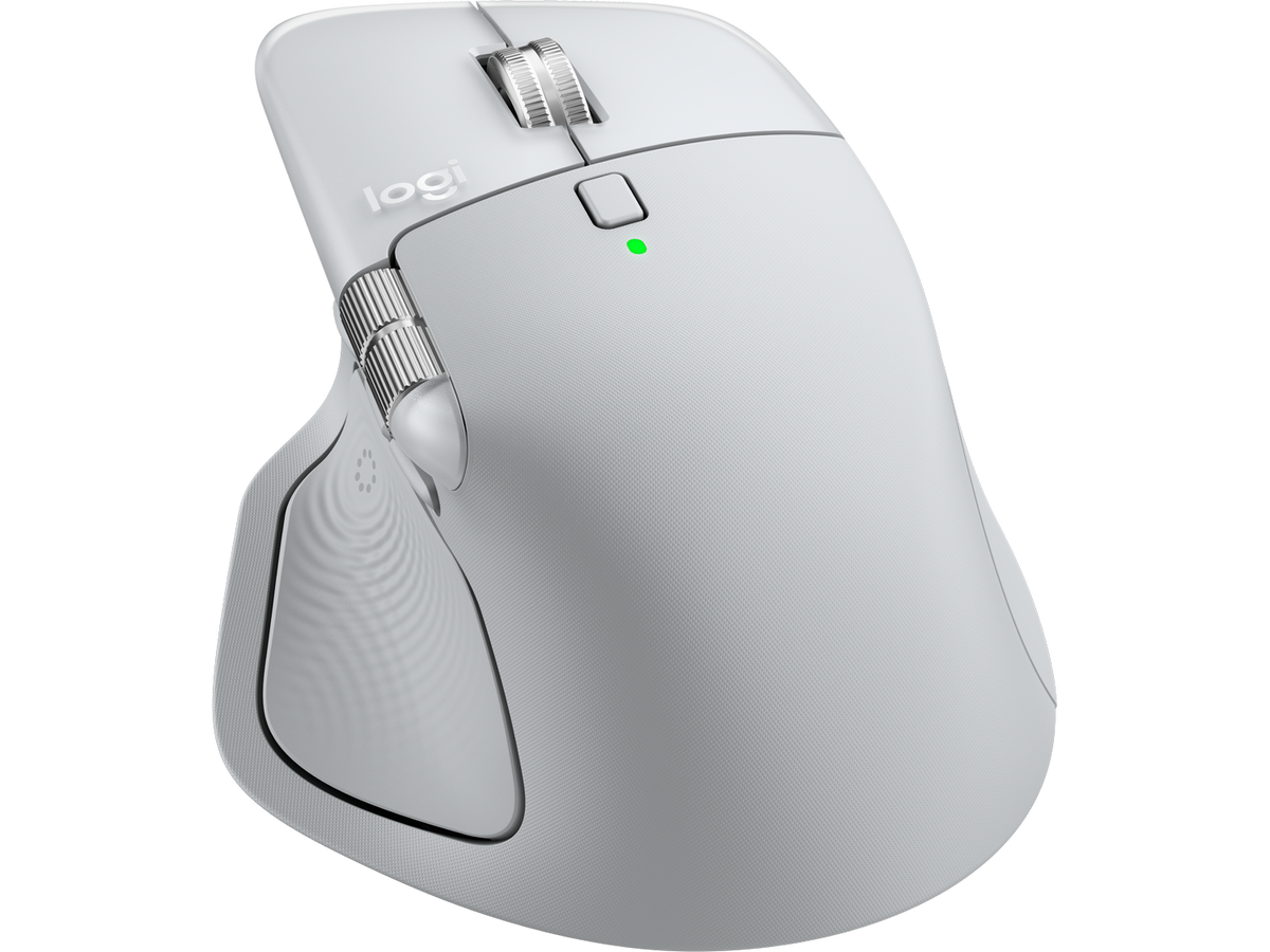 Logitech MX Master 4 for Mac, White Silver