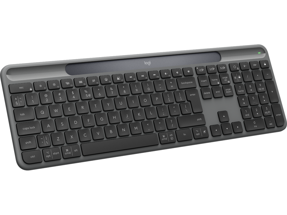 Logitech Signature Slim Solar+ wireless keyboard K980, Graphite