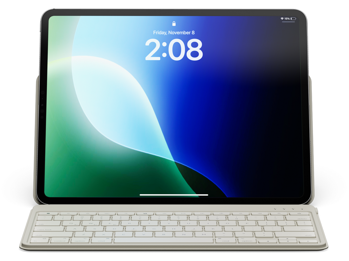 Satechi OntheGo™ Bluetooth Keyboard with Stand, US English - Sand