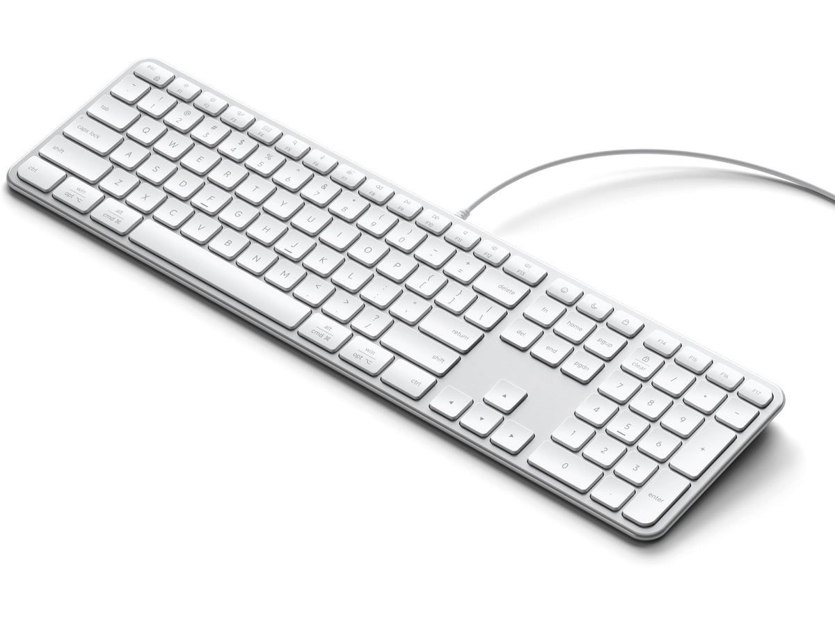 Satechi Slim LX3 Wired Keyboard - US English - Silver