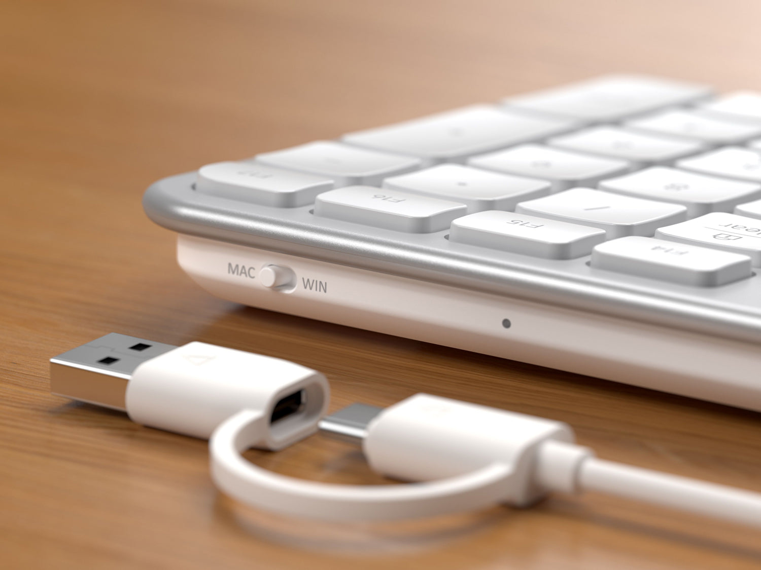 Satechi Slim LX3 Wired Keyboard - US English - Silver