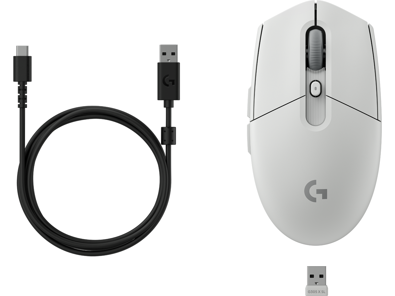 Logitech G305 X SUPERLIGHT LIGHTSPEED Wireless Gaming Mouse, White