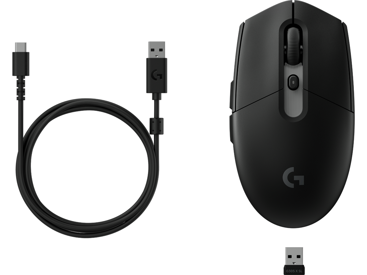 Logitech G305 X SUPERLIGHT LIGHTSPEED Wireless Gaming Mouse, Black