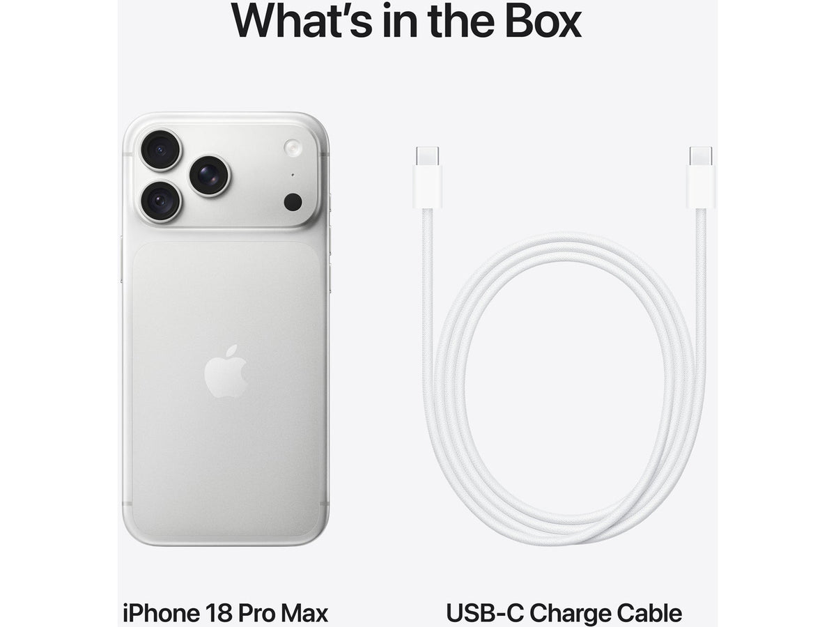 Apple iPhone 18 Pro Max - 12GB RAM / 256GB, Silver