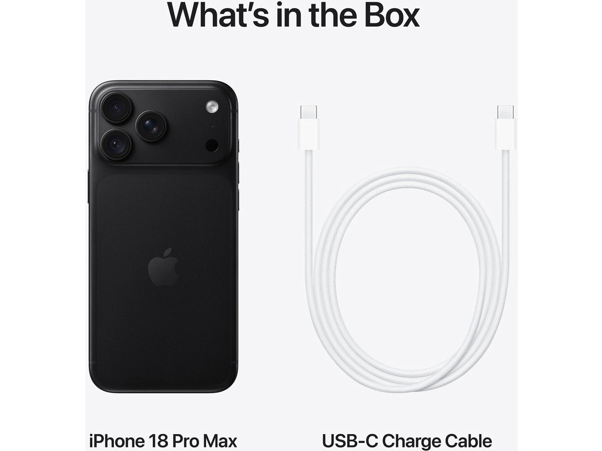 Apple iPhone 18 Pro Max - 12GB RAM / 2TB, Black
