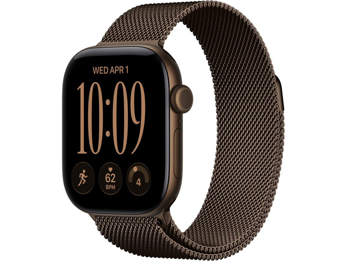 Apple Watch Series 12 42mm - GPS + Cellular - Aluminum, Dark Bronze, Milanese Loop, M/L