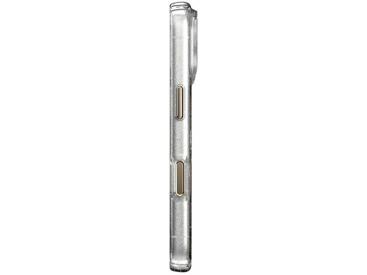 Speck Presidio Lux Glitter MagSafe Apple iPhone 18 Pro Case, Clear/Gold Glitter