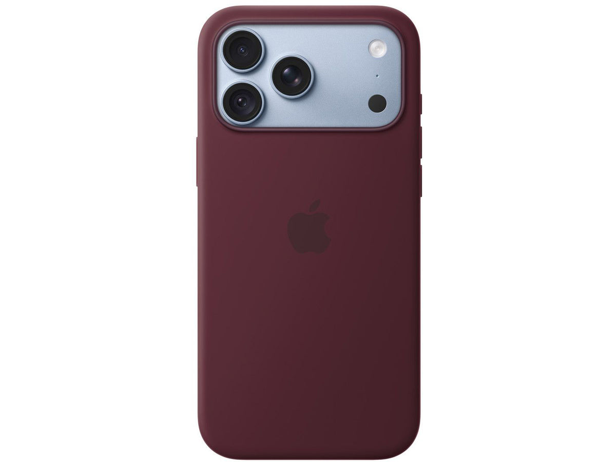 Apple iPhone 18 Pro Max Silicone Case with MagSafe - Burgundy
