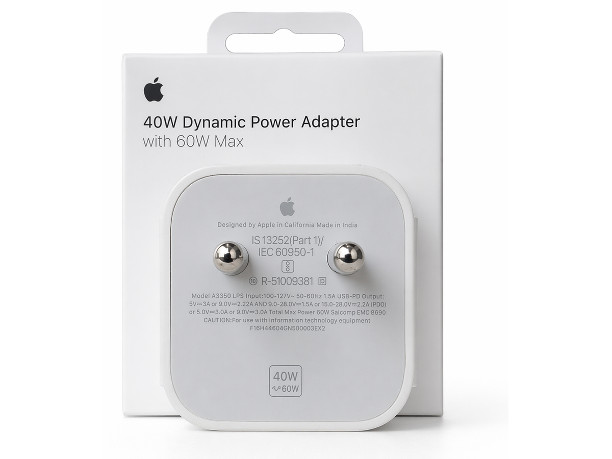 Apple 40W Dynamic Power Adapter with 60W Max