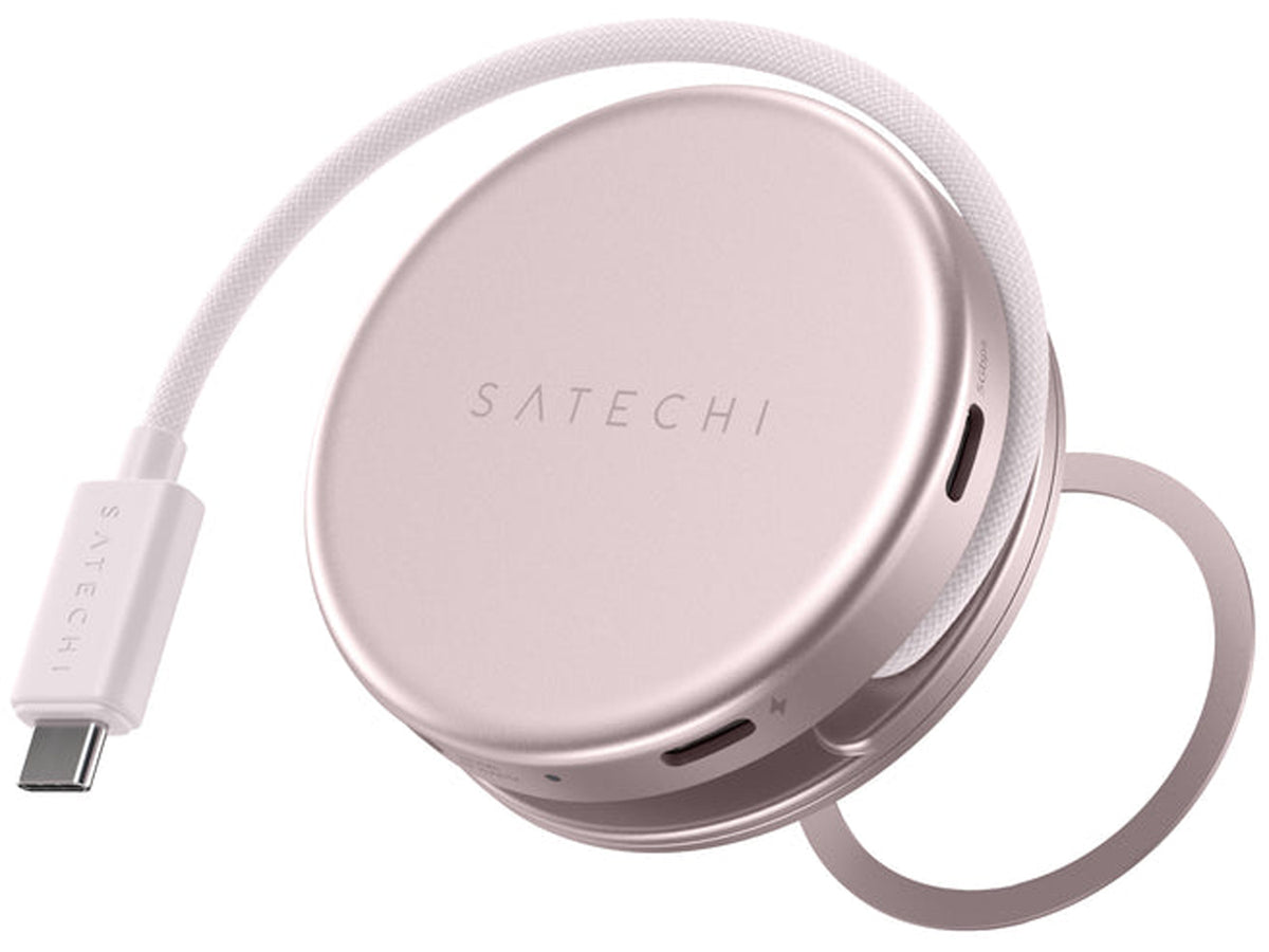 Satechi OntheGo 5-in-1 Multiport Adapter, Blush