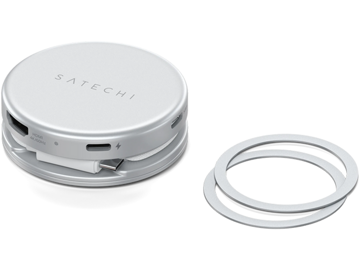 Satechi OntheGo 5-in-1 Multiport Adapter, Silver