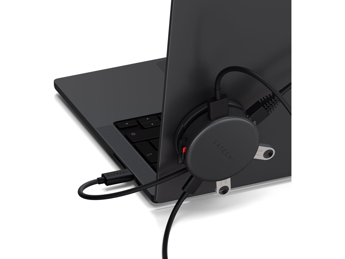 Satechi OntheGo 7-in-1 Multiport Adapter, Space Black