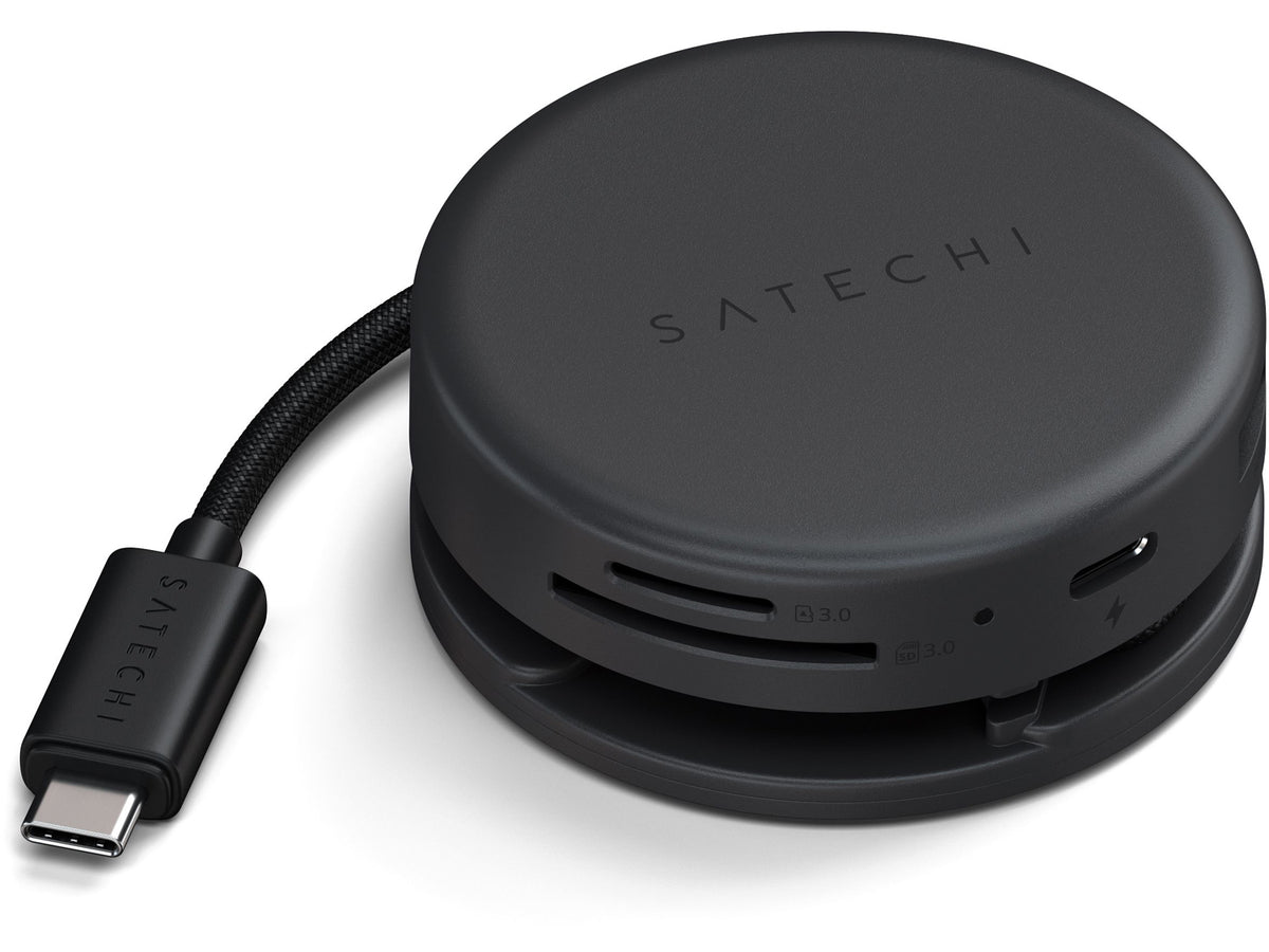 Satechi OntheGo 7-in-1 Multiport Adapter, Space Black