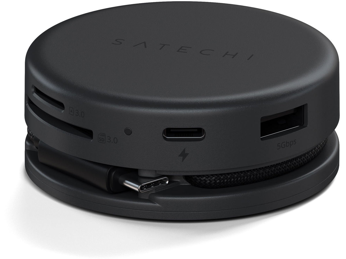 Satechi OntheGo 7-in-1 Multiport Adapter, Space Black