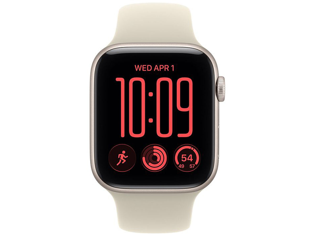 Apple Watch SE 3 40 mm GPS - Starlight Aluminium Case with Sand Sport Band - M/L