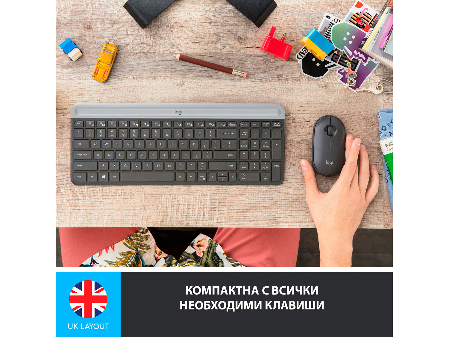 Logitech MK470, Graphite