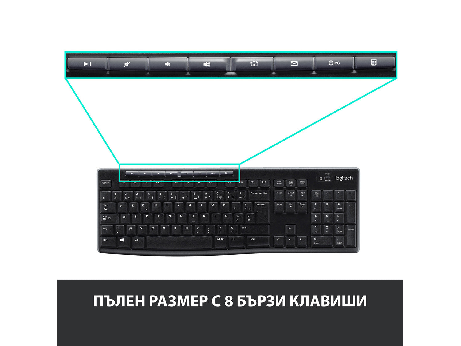 Logitech Wireless Combo MK270