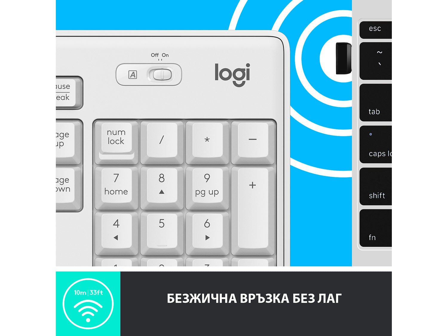 Logitech MK295 Silent Wireless Combo - OFF WHITE - US INTL