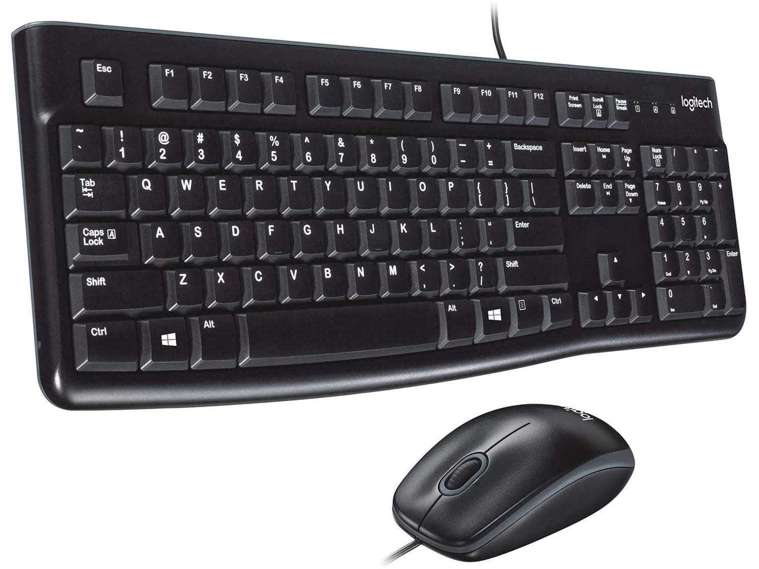Logitech MK120 Corded Keyboard and Mouse Combo