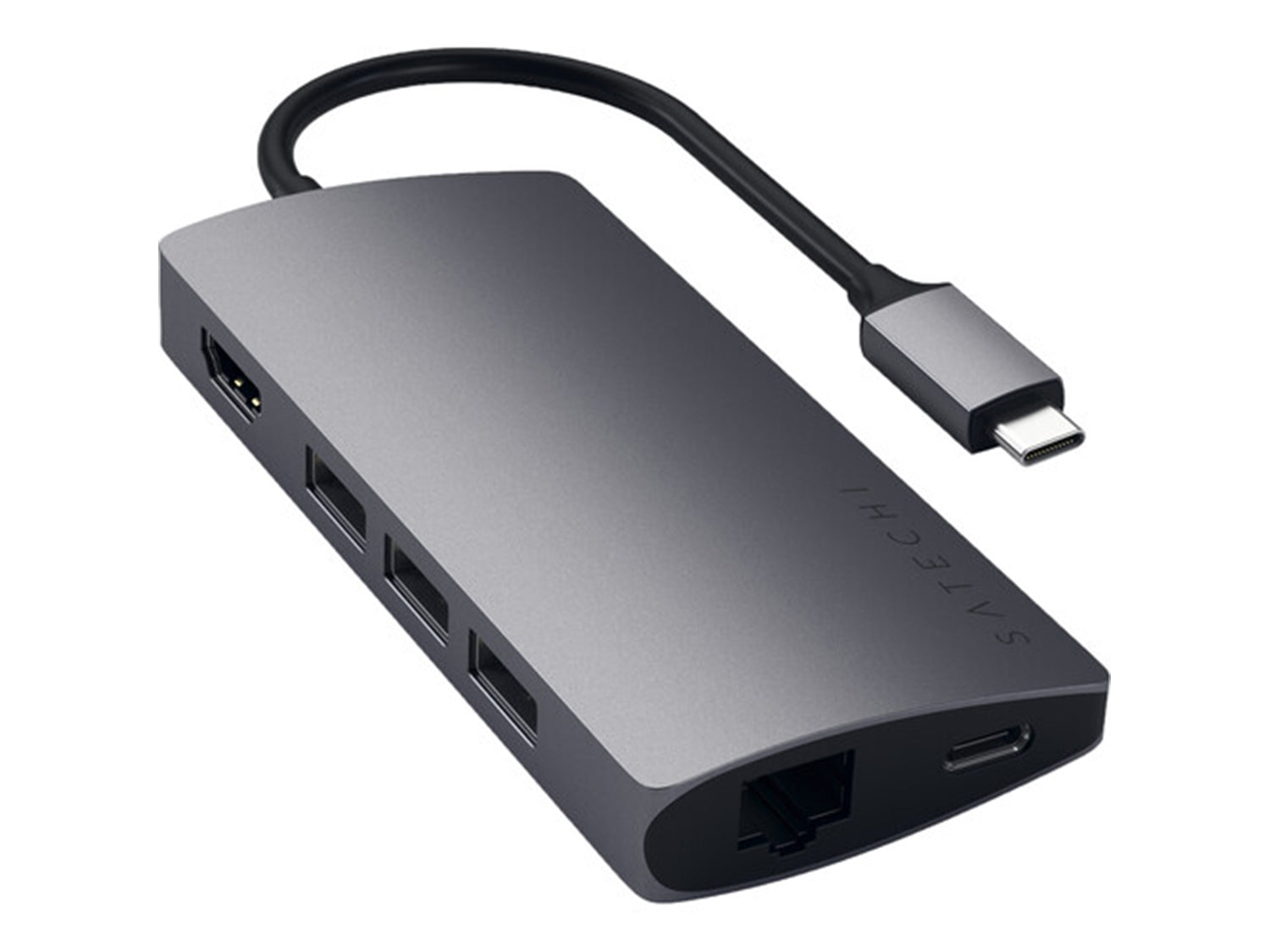 Satechi Aluminium TYPE-C Multi-Port Adapter - Space Grey